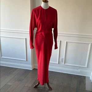 Elegant Red Women's Dress